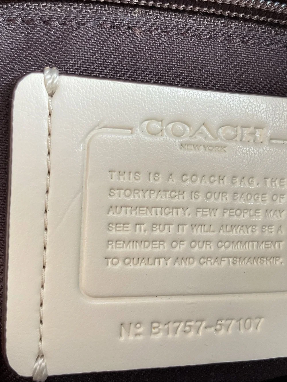 Coach Turnlock Chain Tote #57107